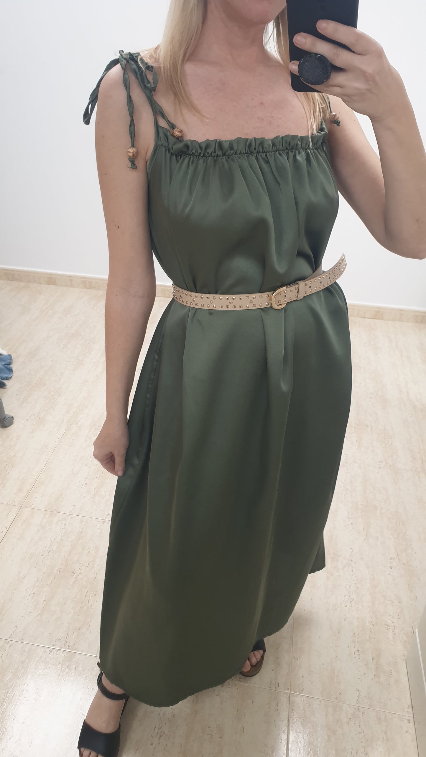 Vestido raso